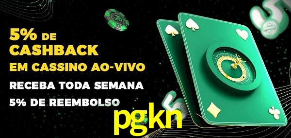 Promoções do cassino ao Vivo pgkn